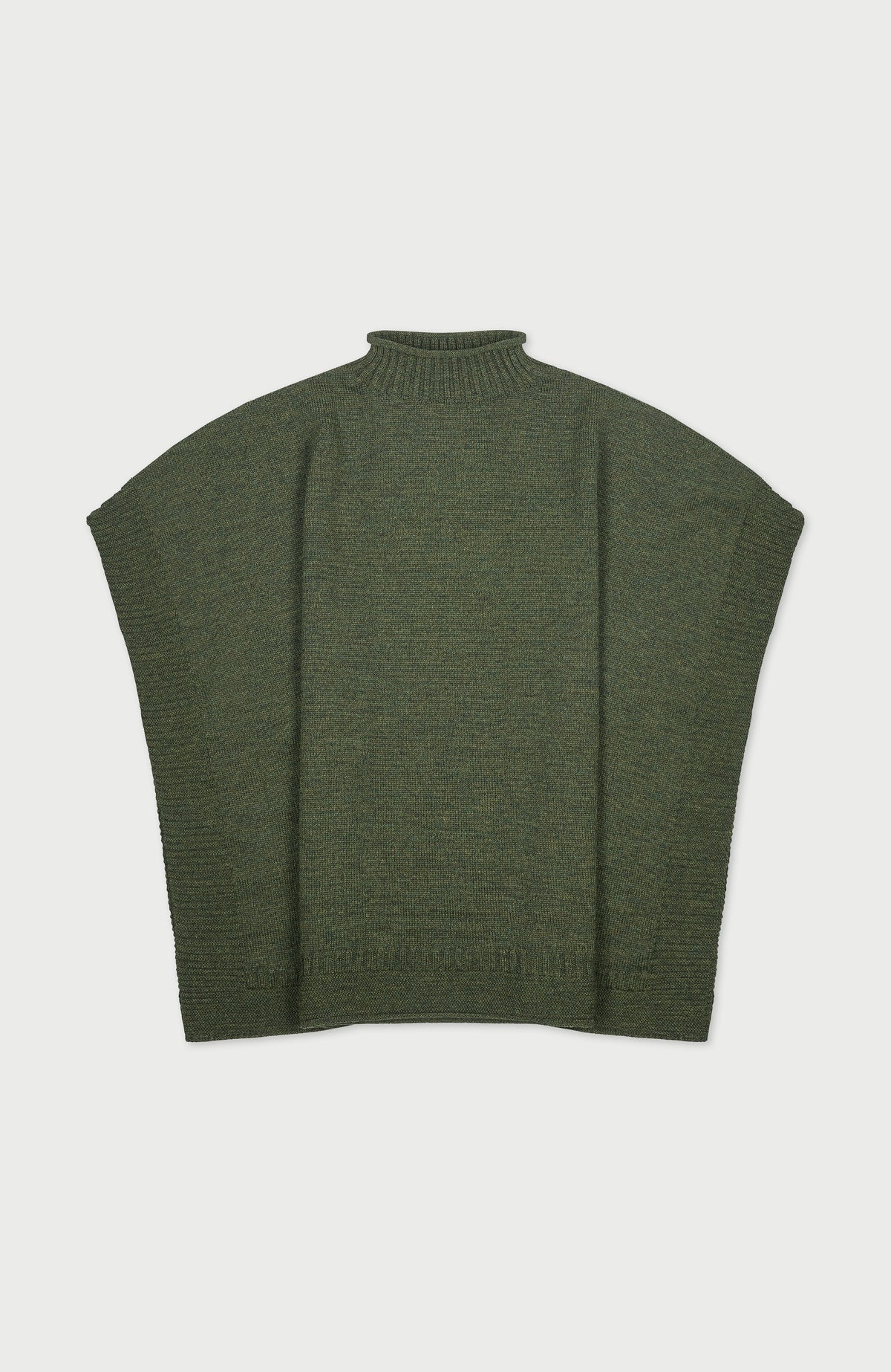 Womens Chunky Merino Wool Poncho