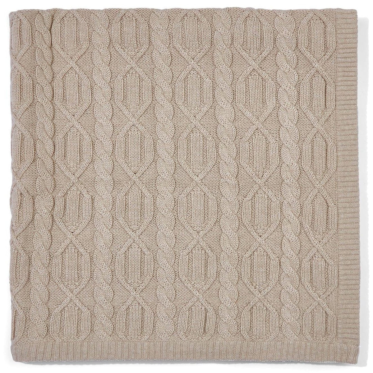 Baby Cotton Chunky Cable Blanket