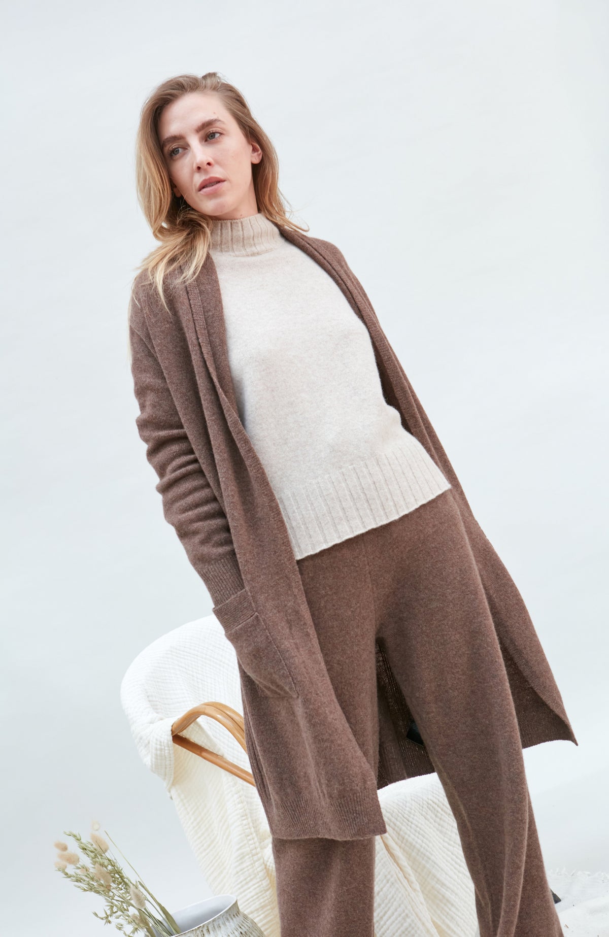 Womens Lambswool Grown On Neck Jumper