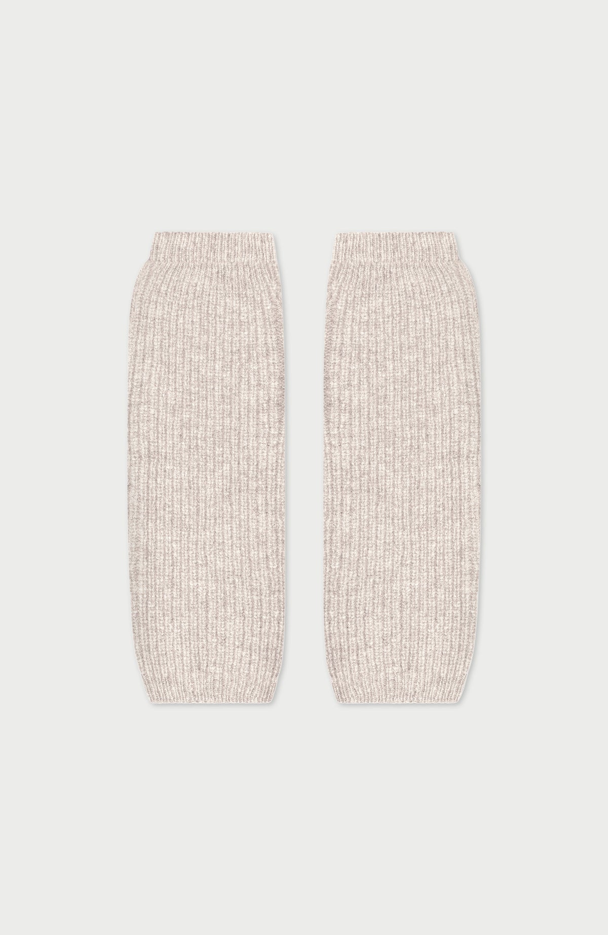 Womens Lambswool Ribbed Arm Warmers