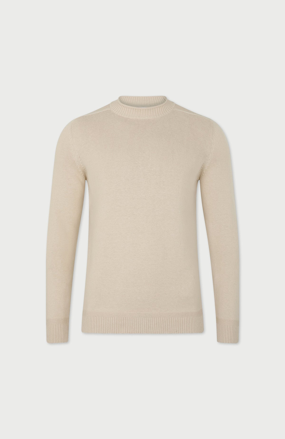 Mens Lightweight Organic Cotton Linen Saddle Shoulder Jumper