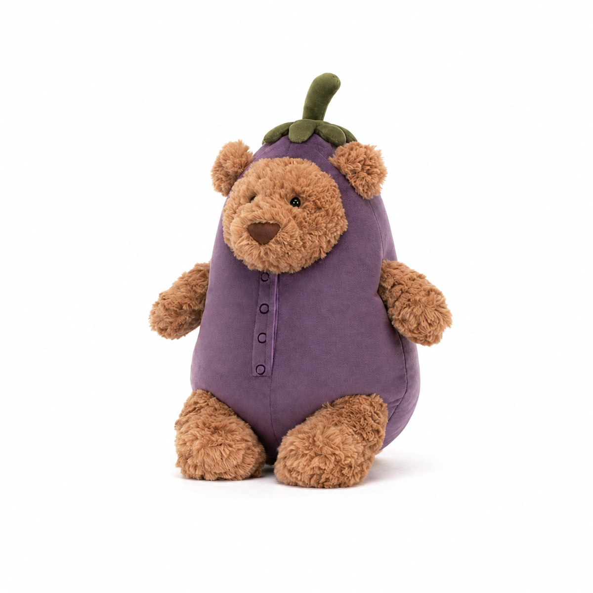 Eggplant Barcelona Bear Plush Toy – 26cm