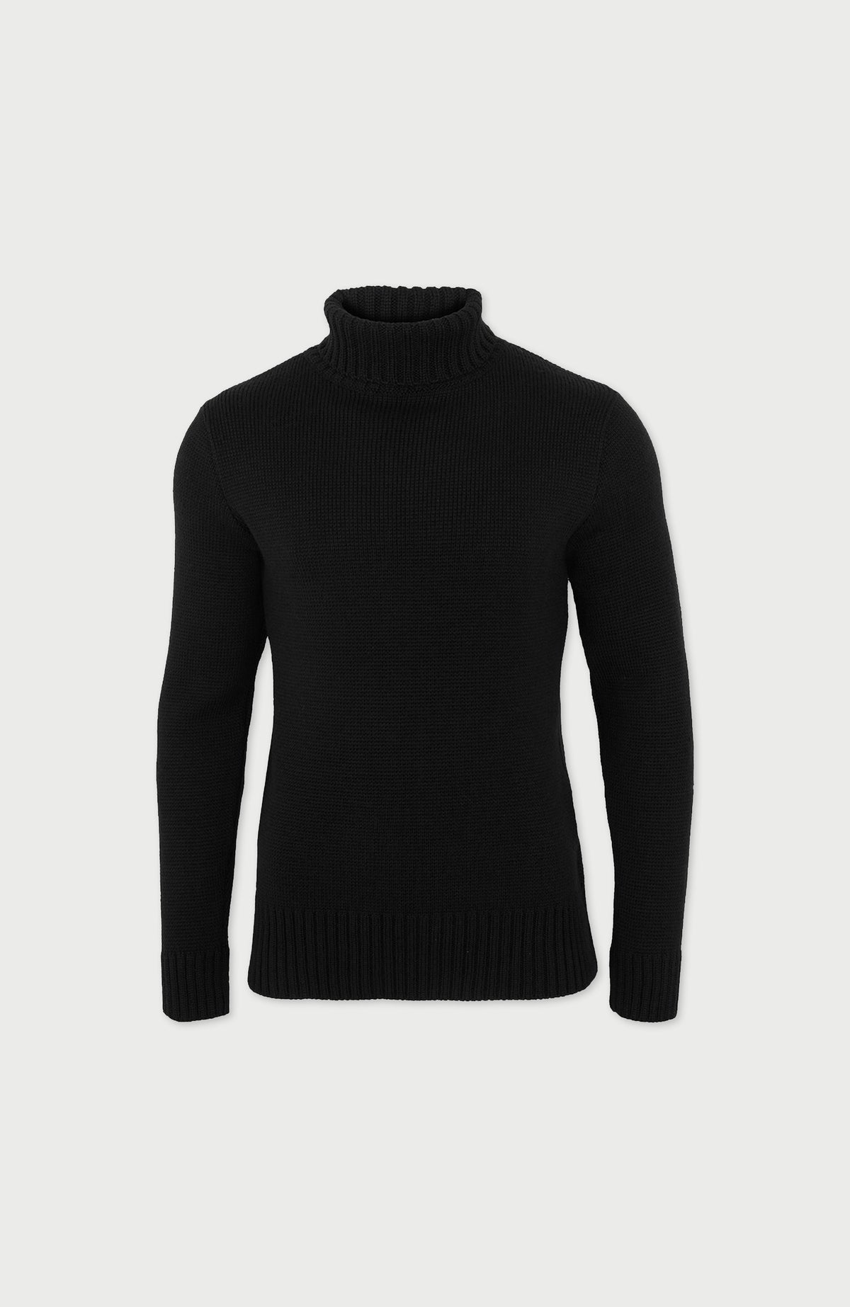 The Fitted Submariner - Roll Neck Merino Wool Jumper