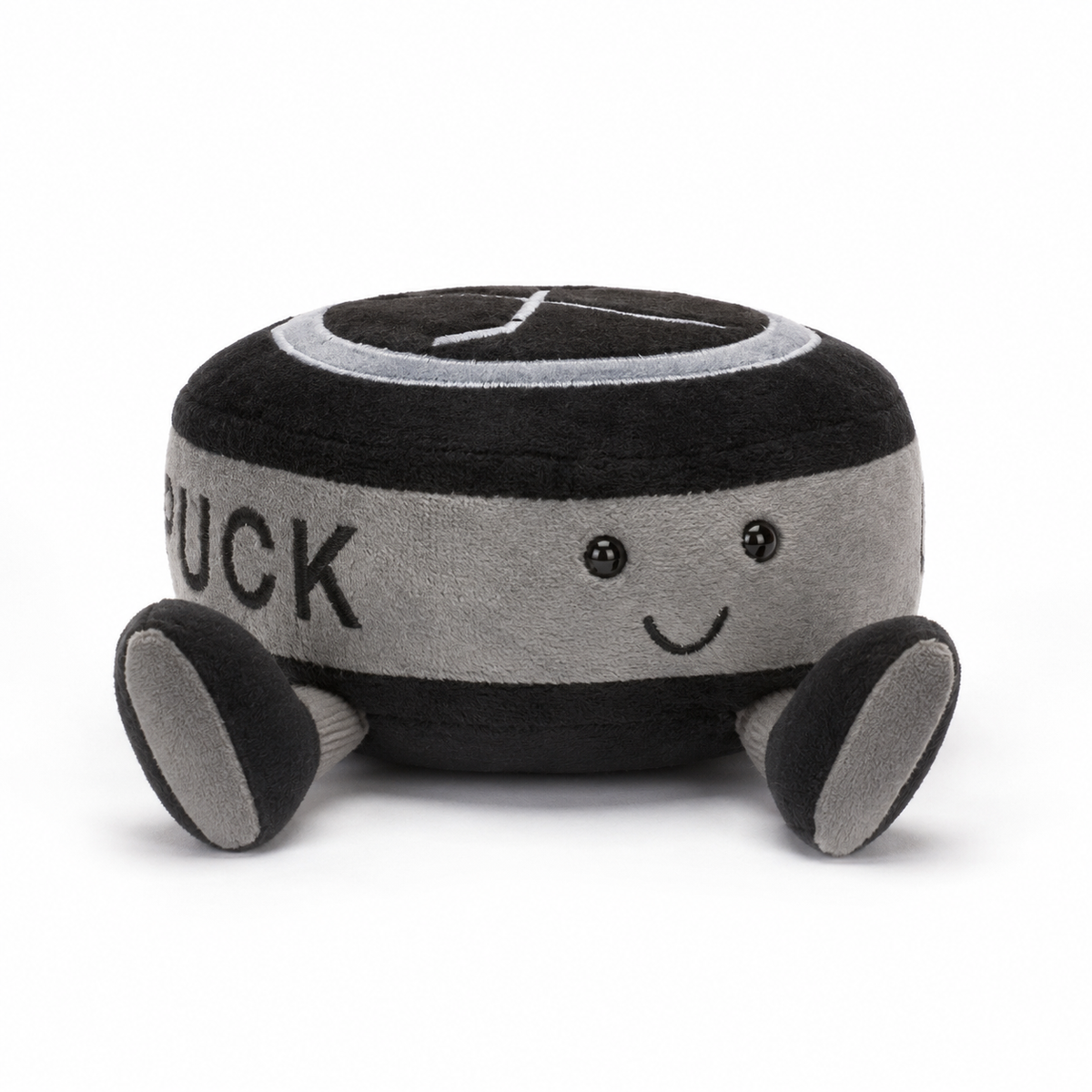 Ice Hockey Puck Plush Toy – 13cm