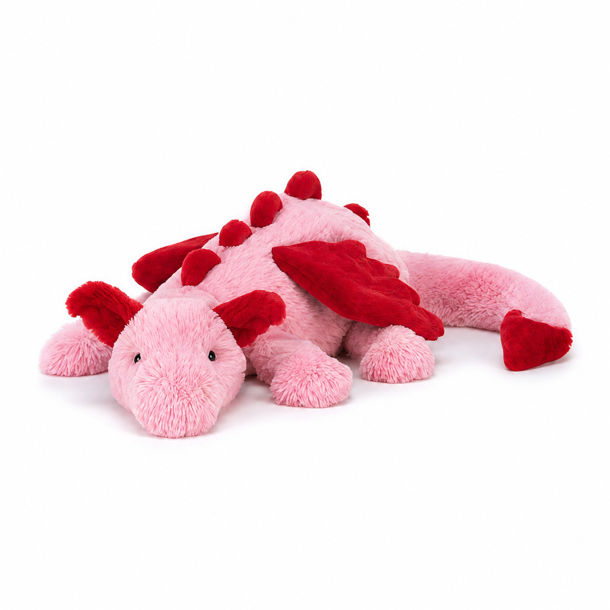 Crimson Heart Dragon Plush Toy – 50 cm