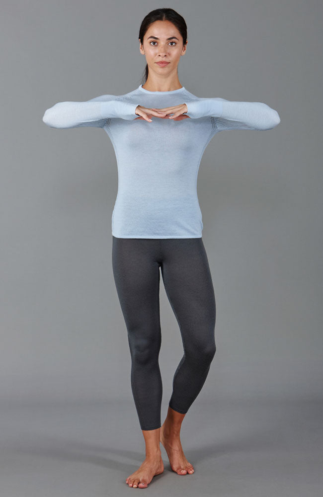 Womens Midweight Merino Activewear Thermal Leggings