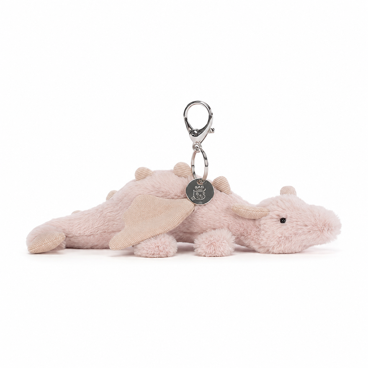 Pink Dragon Plush Pendant – 15cm
