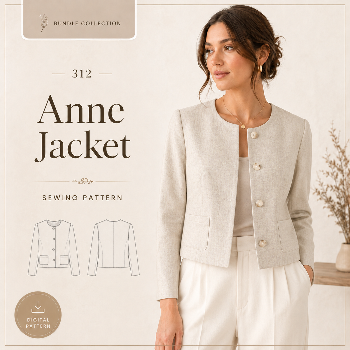 550+ Sewing Patterns Bundle – Dresses, Tops, Skirts and More