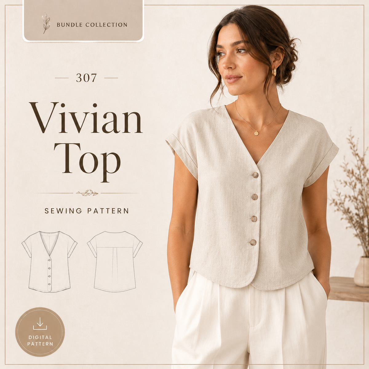 550+ Sewing Patterns Bundle – Dresses, Tops, Skirts and More