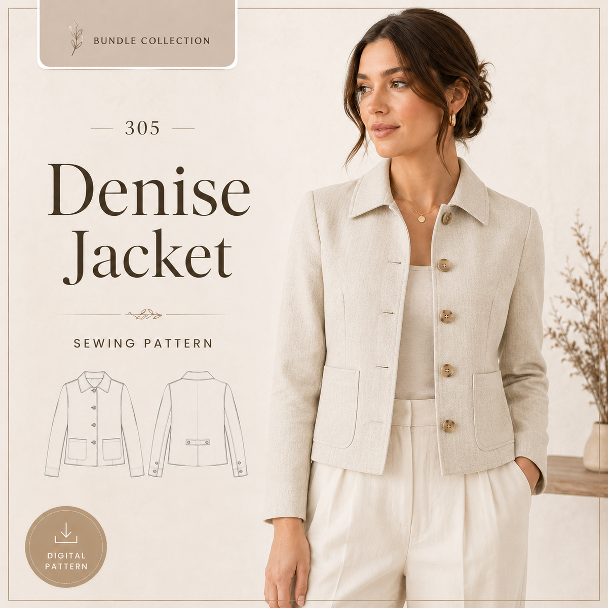 550+ Sewing Patterns Bundle – Dresses, Tops, Skirts and More