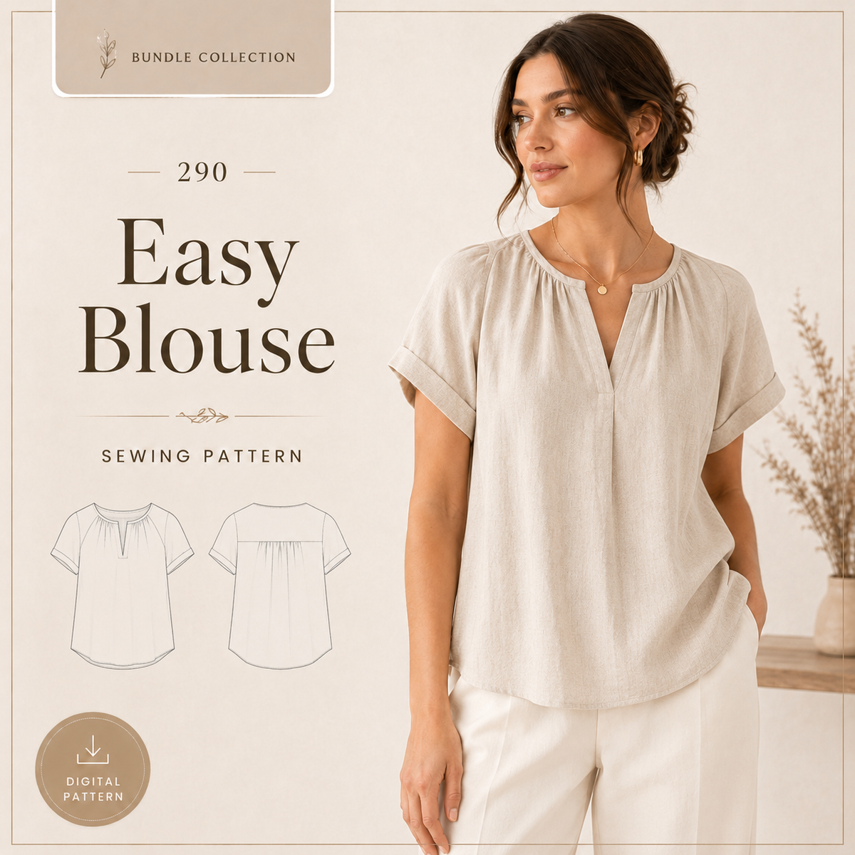 550+ Sewing Patterns Bundle – Dresses, Tops, Skirts and More