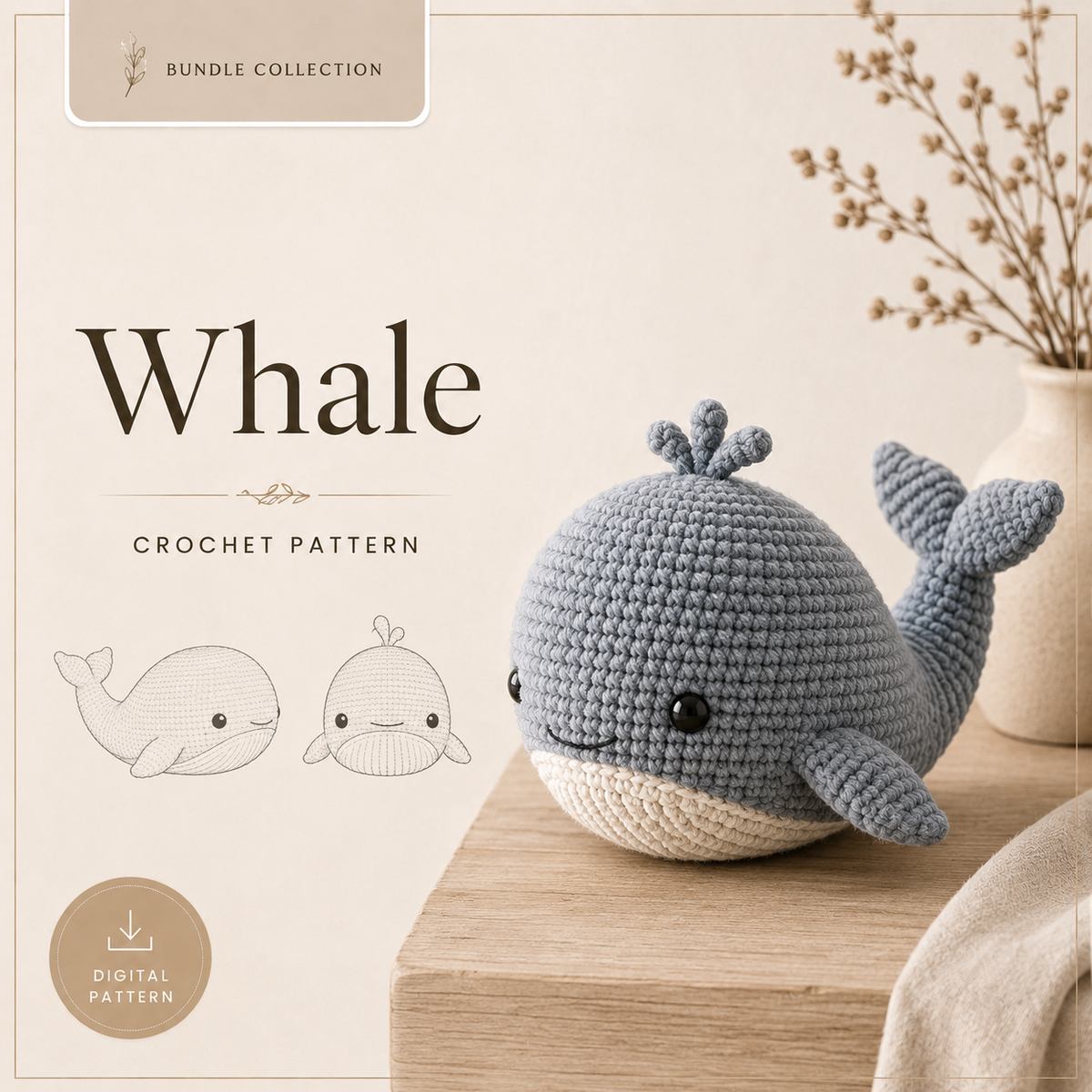 800 Crochet Patterns Bundle – Amigurumi Animals, Toys & Decorations