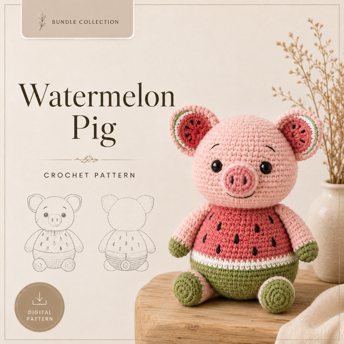 800 Crochet Patterns Bundle – Amigurumi Animals, Toys & Decorations