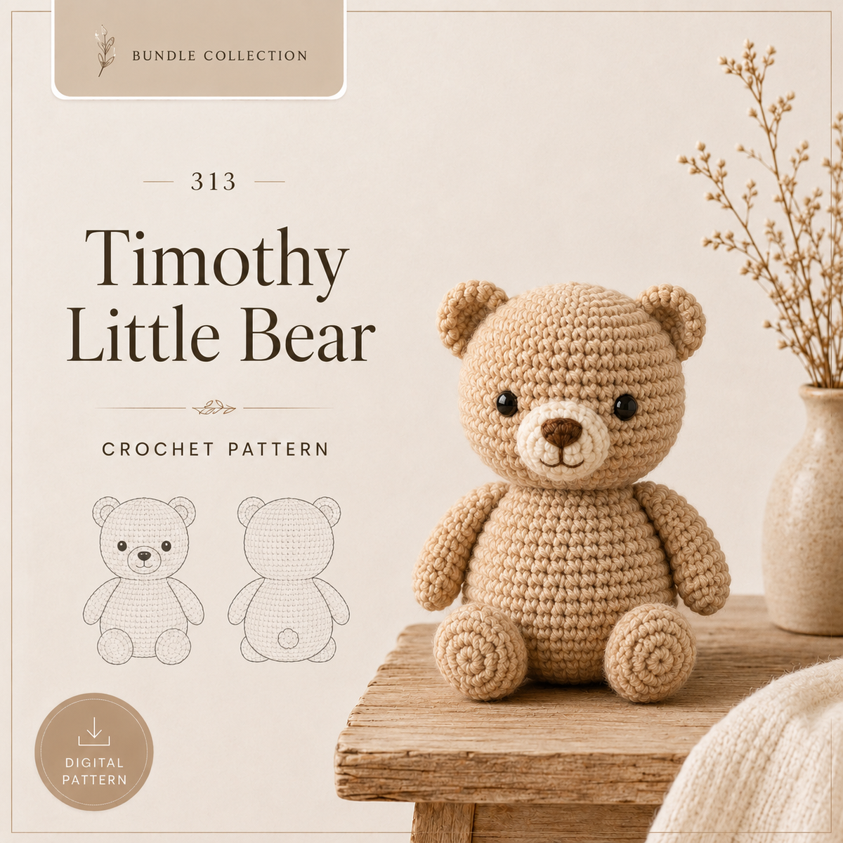 800 Crochet Patterns Bundle – Amigurumi Animals, Toys & Decorations