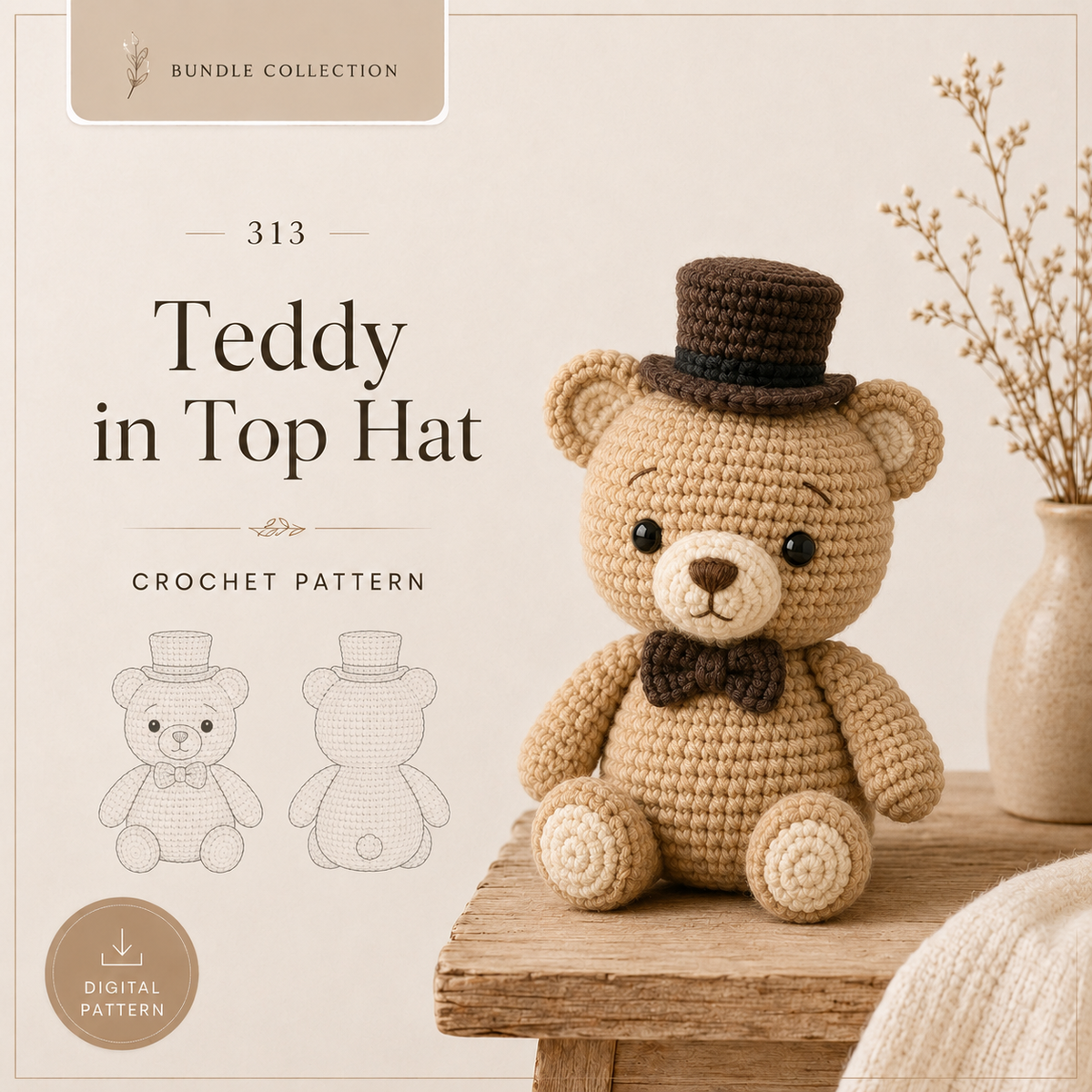 800 Crochet Patterns Bundle – Amigurumi Animals, Toys & Decorations