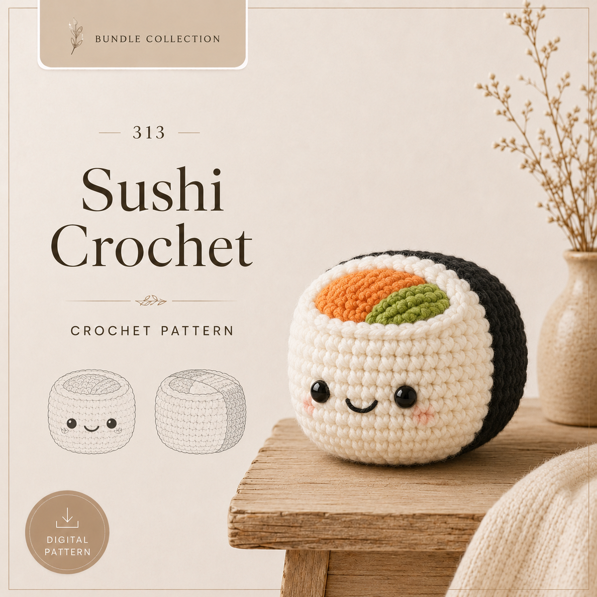 800 Crochet Patterns Bundle – Amigurumi Animals, Toys & Decorations