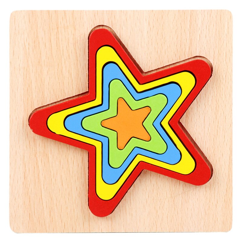 Toddler Montessori Shape Sorting Puzzle