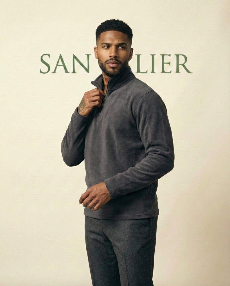 Quarter-Zip Sweater Refined Comfort