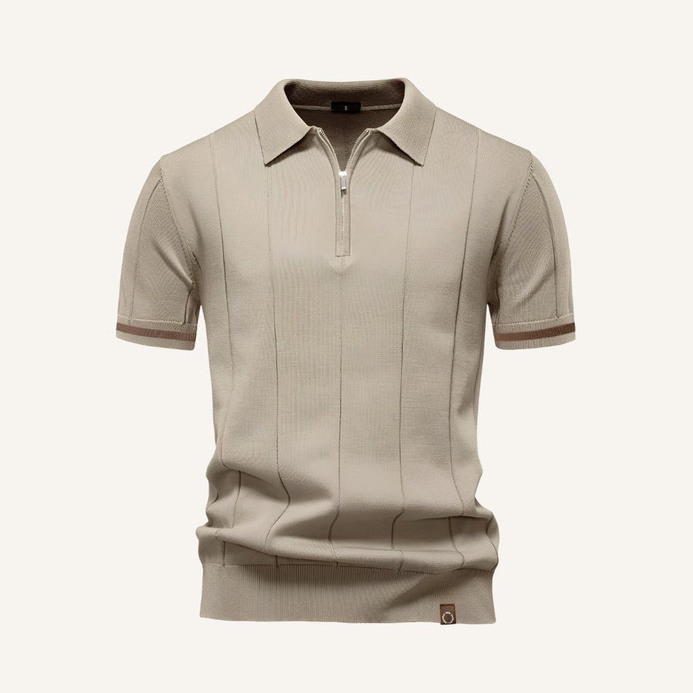 Polo Shirt Riviera Zip Knit