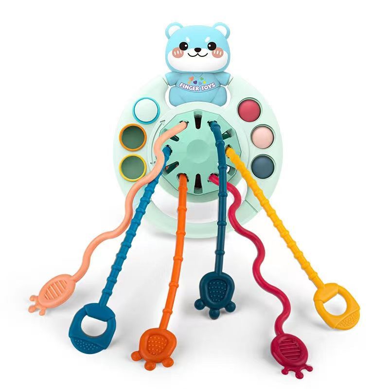UFO Silicone Montessori Pulling Toy