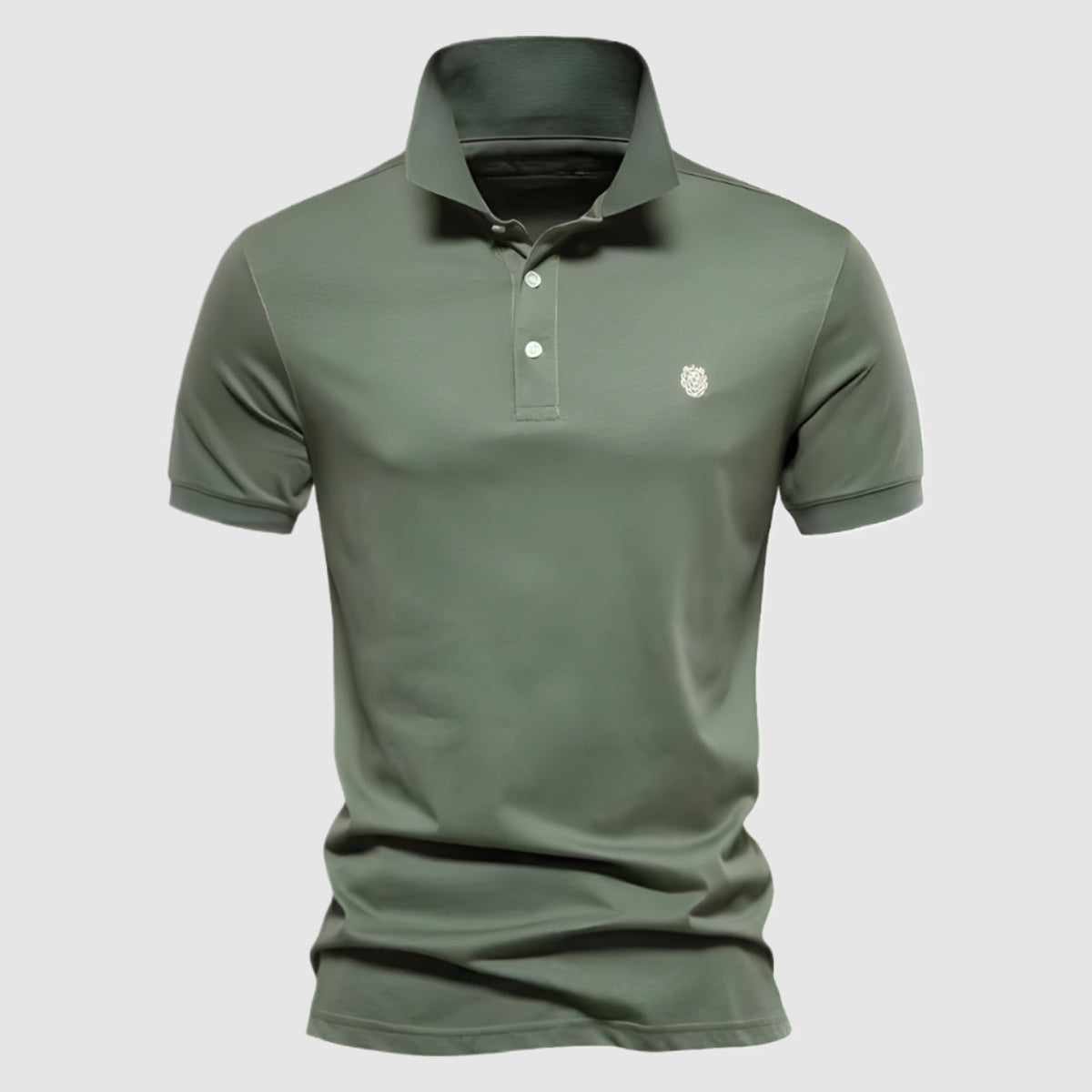Leone Men's Short Sleeve Polo Shirt – Classic Slim Fit