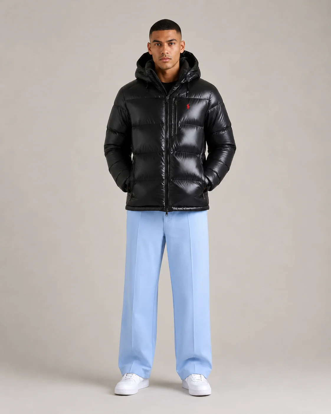RL Lacquered-Shell Down Jacket