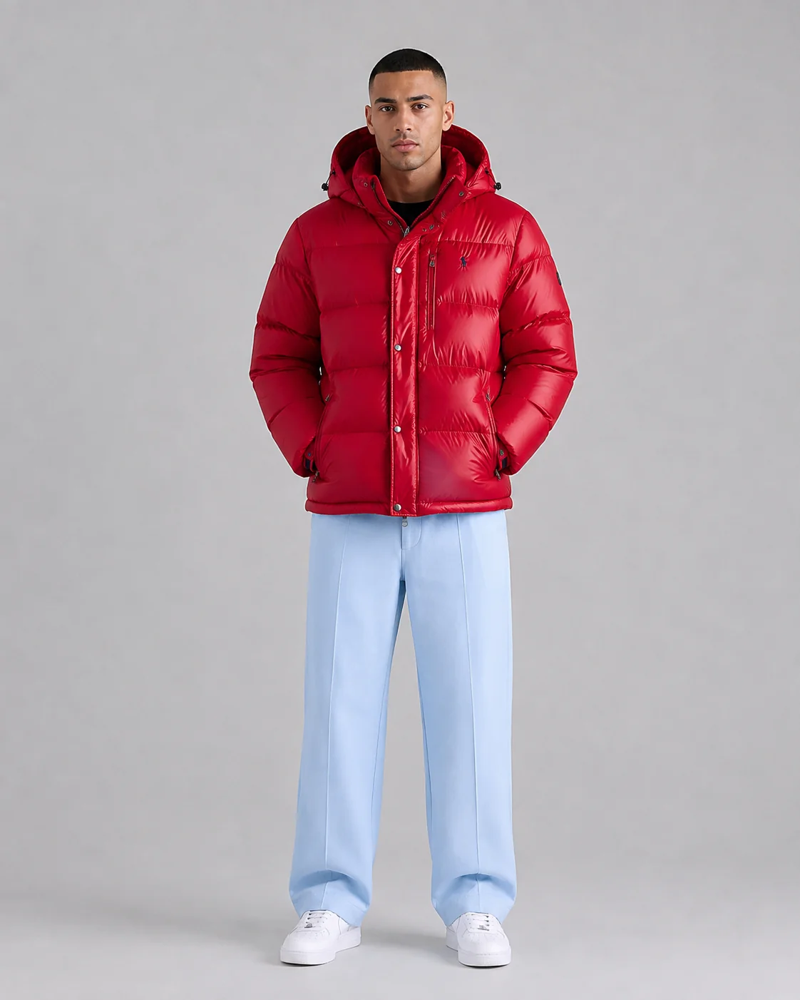 RL Lacquered-Shell Down Jacket