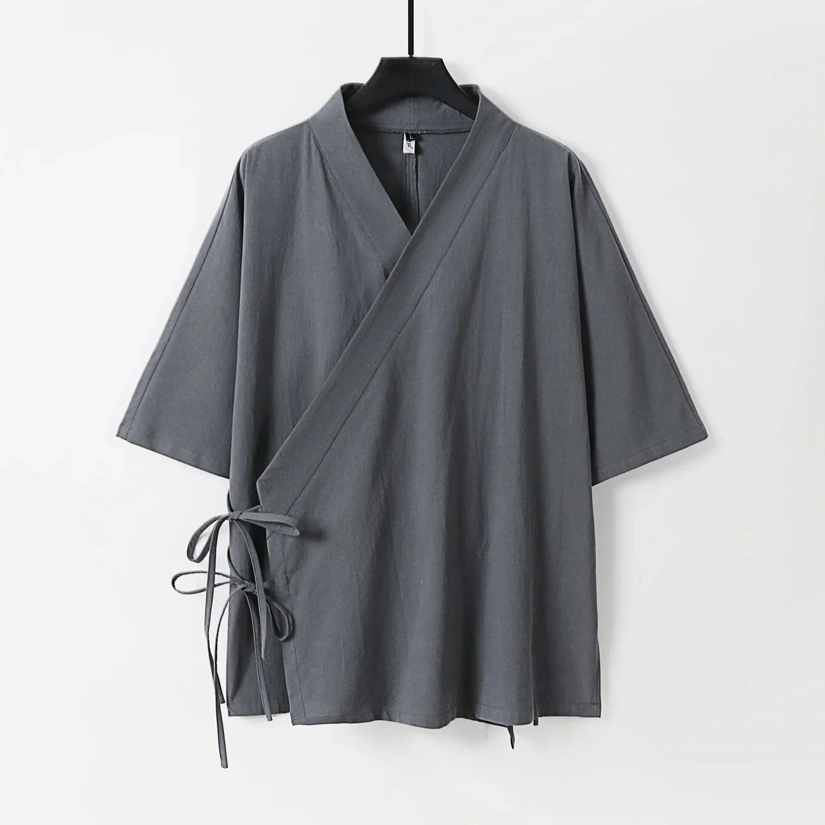 Japanese-themed Minimal Plain Men’s Kimono Jacket