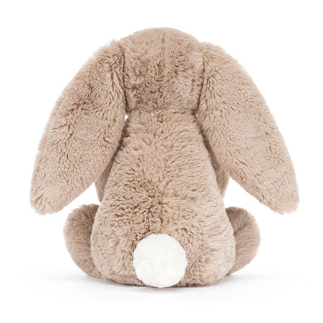 Jellycat Bashful Beige Bunny 'Birthday' Medium, 31cm