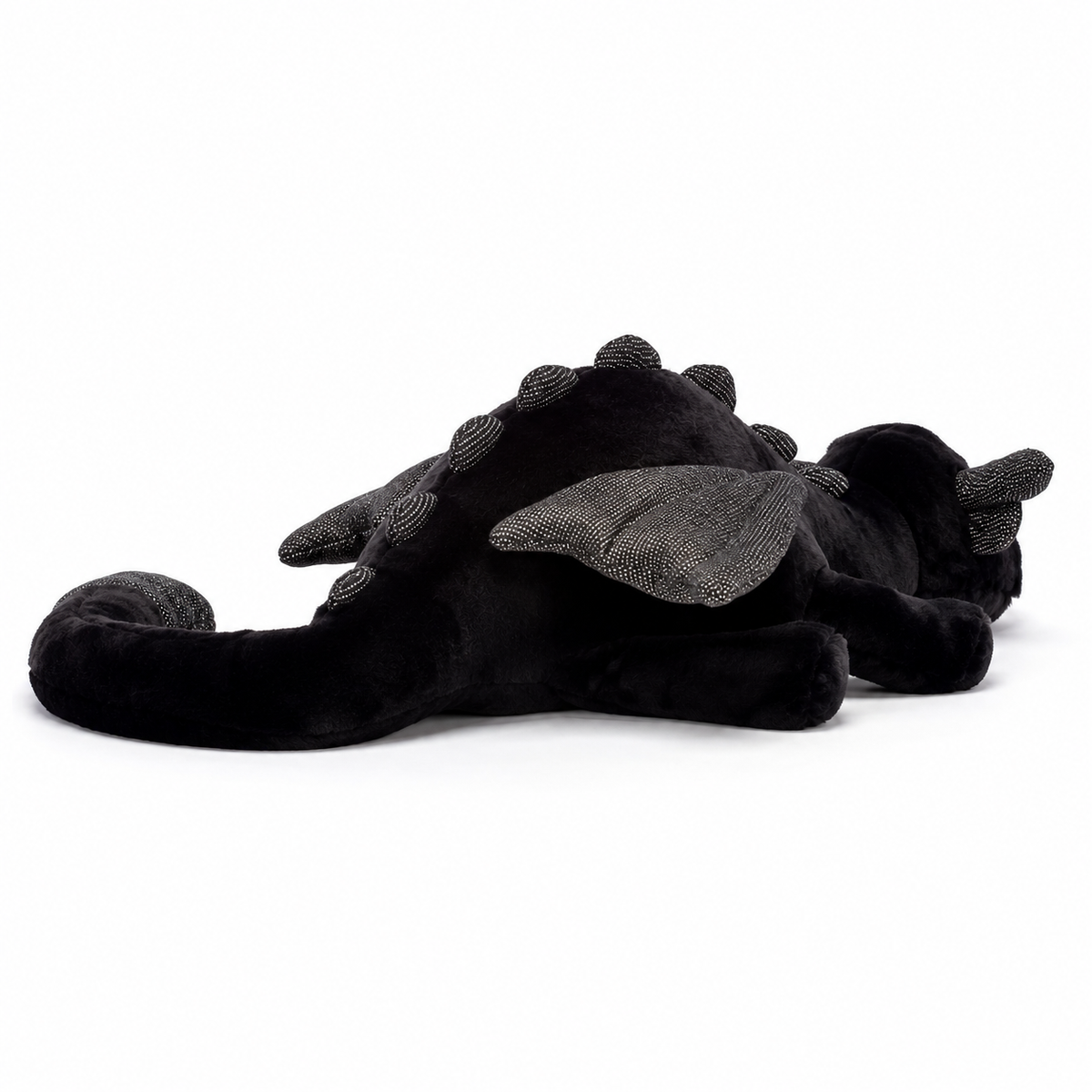 Black Dragon Plush Toy – 50cm