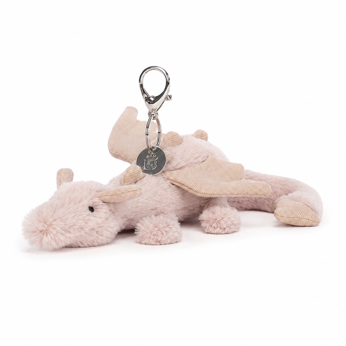 Pink Dragon Plush Pendant – 15cm