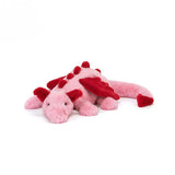 Crimson Heart Dragon Plush Toy – 50 cm