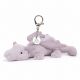 Pineapple Dragon Purple Plush Pendant – 15 cm