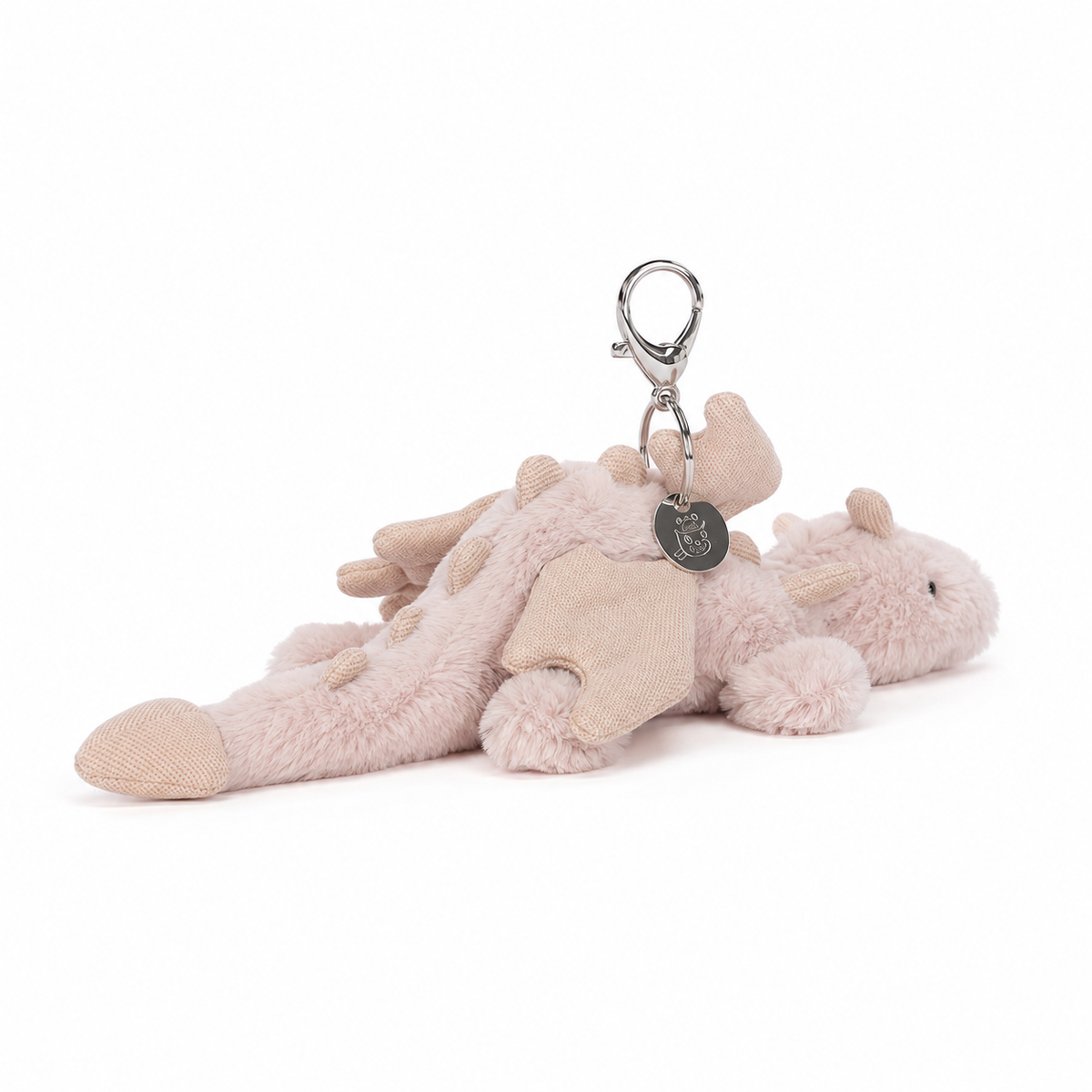 Pink Dragon Plush Pendant – 15cm