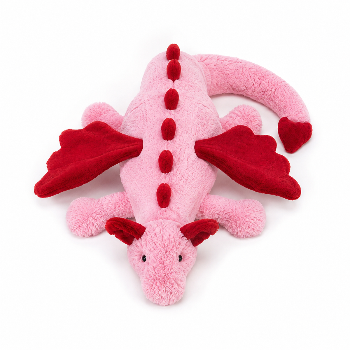 Crimson Heart Dragon Plush Toy – 50 cm