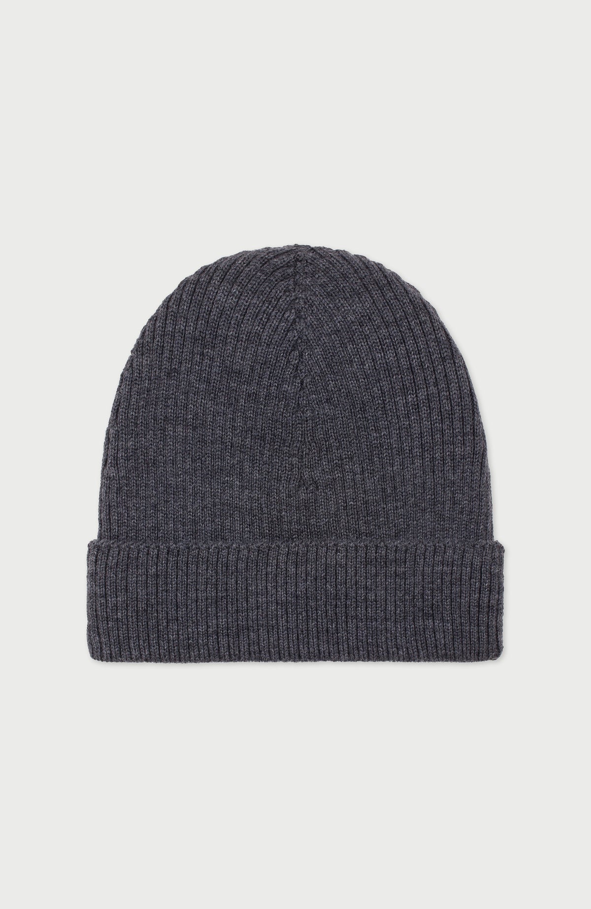 Womens Ribbed Extra Fine Merino Wool Beanie