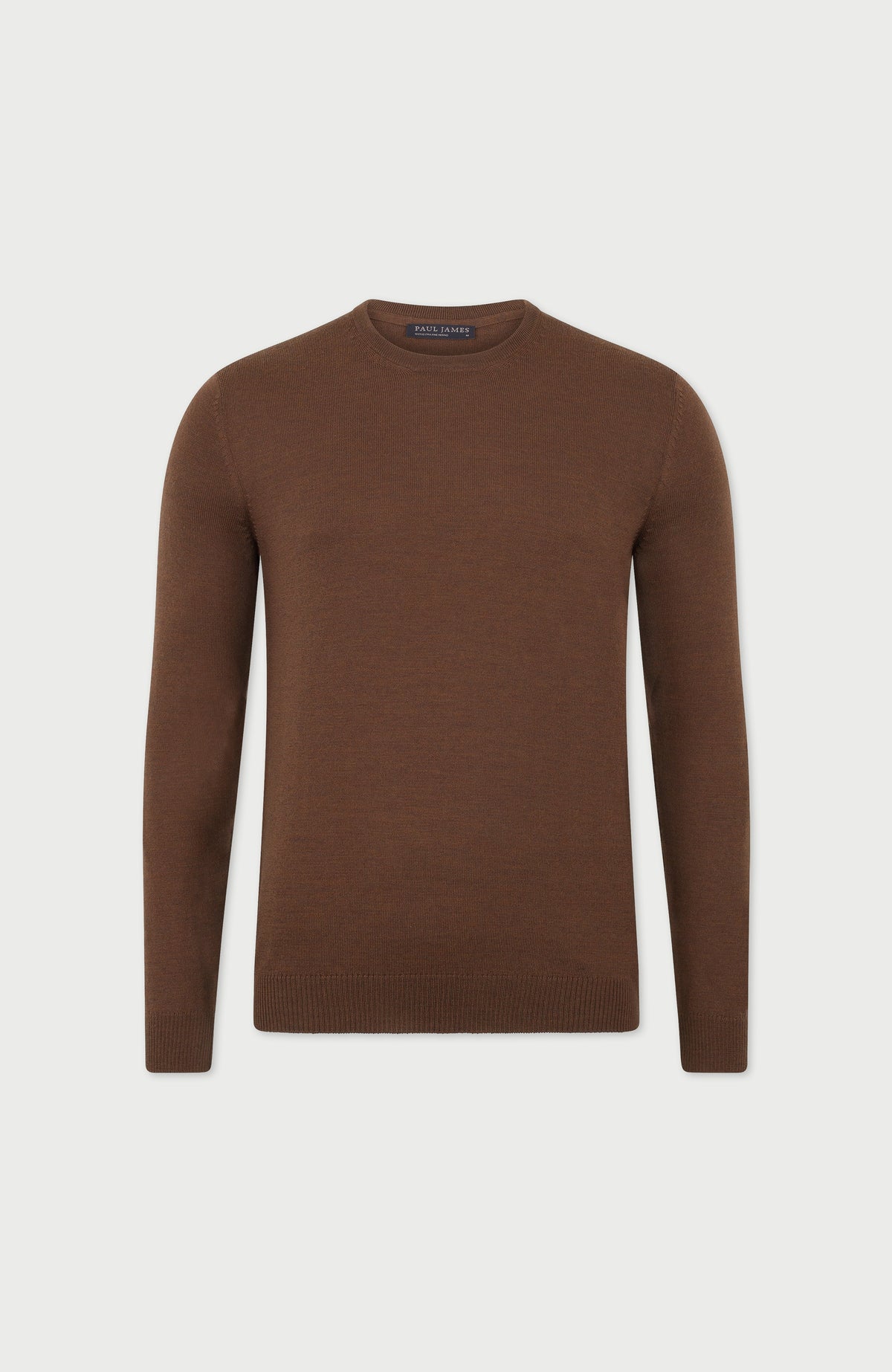 Mens Extra Fine Merino Wool Crew Neck Jumper