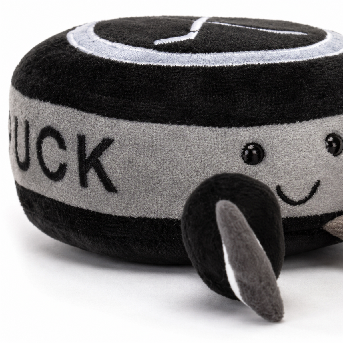 Ice Hockey Puck Plush Toy – 13cm