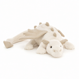 Snow Dragon White Plush Toy – 50cm