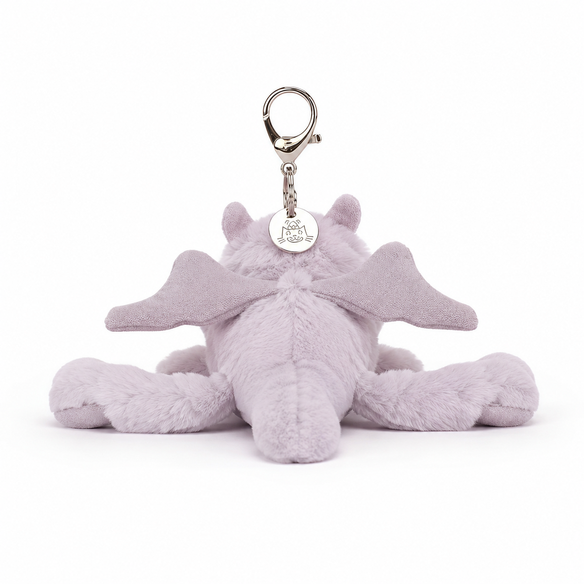 Pineapple Dragon Purple Plush Pendant – 15 cm