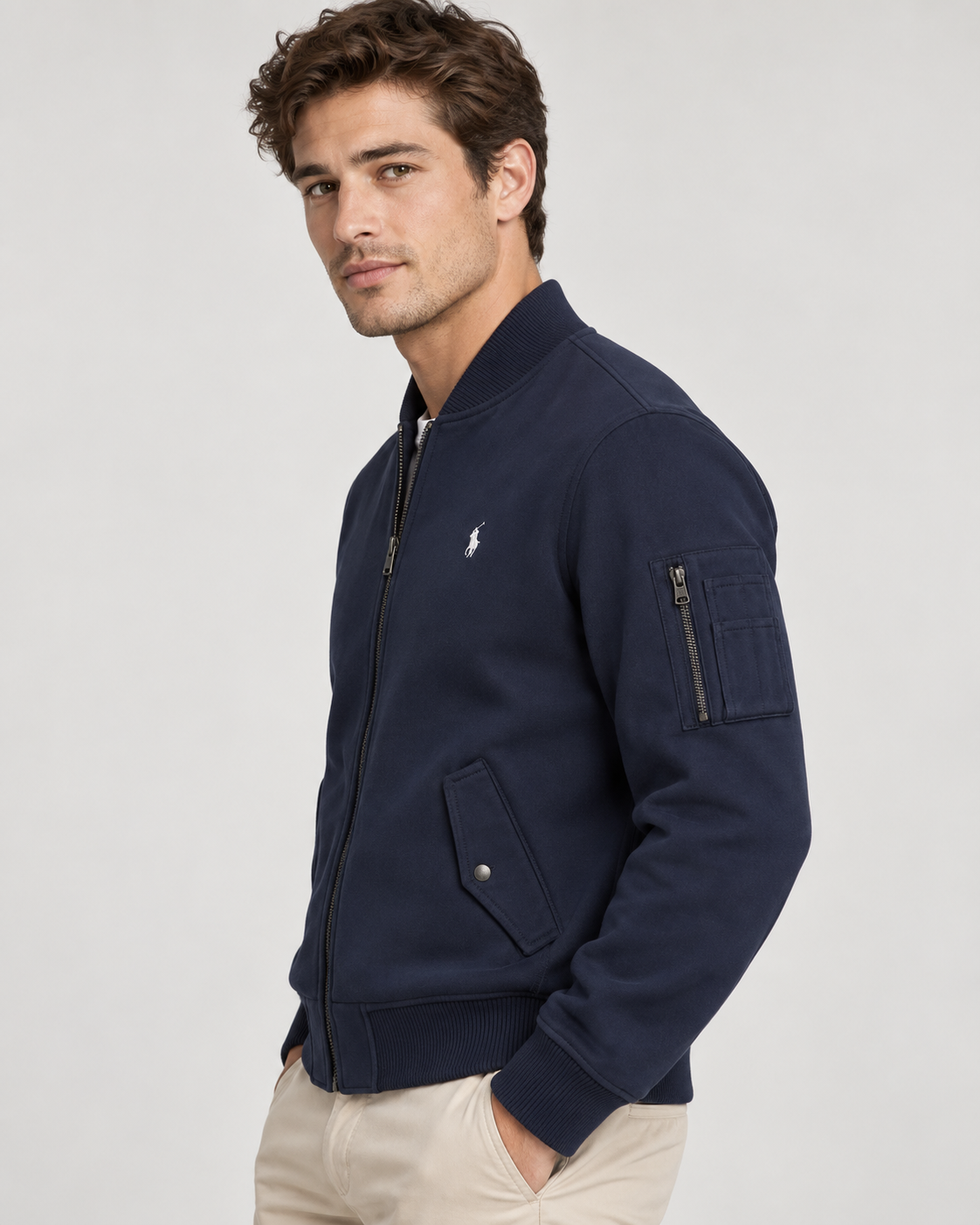 RL Interlock Bomber Jacket