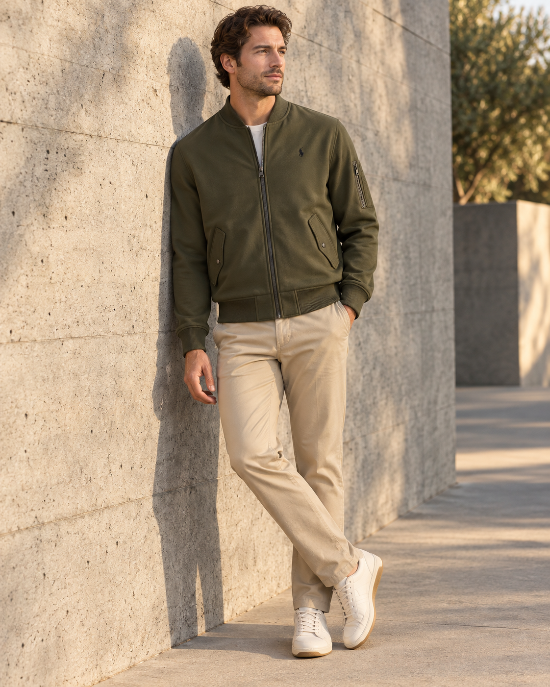 RL Interlock Bomber Jacket