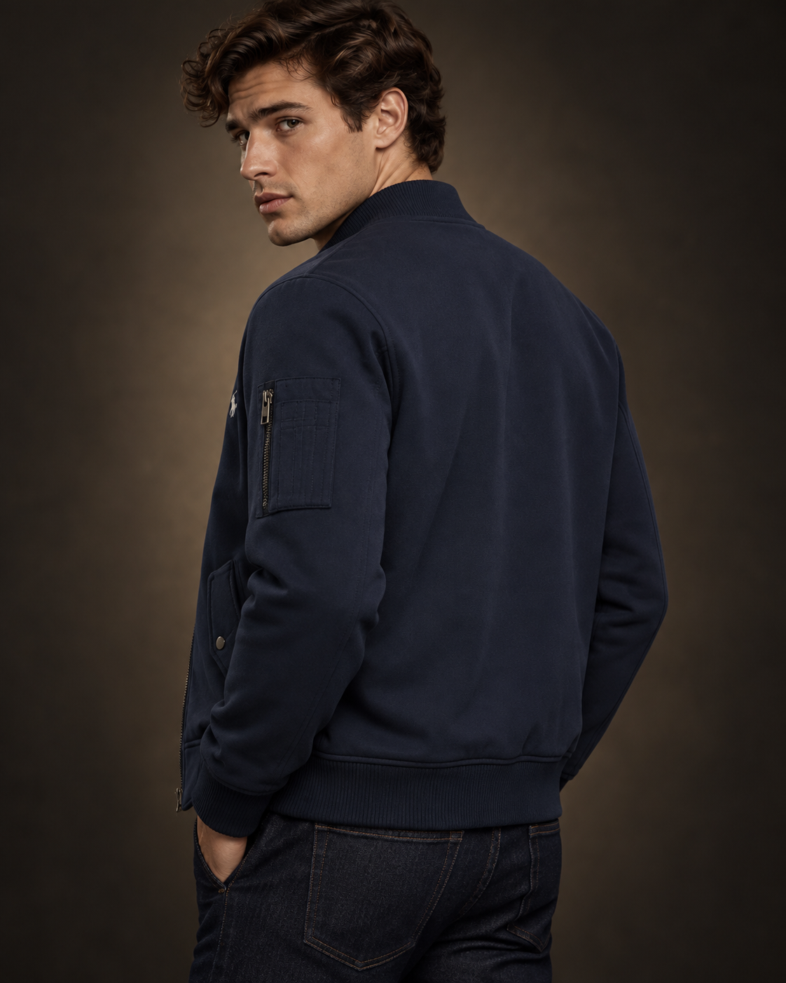 RL Interlock Bomber Jacket