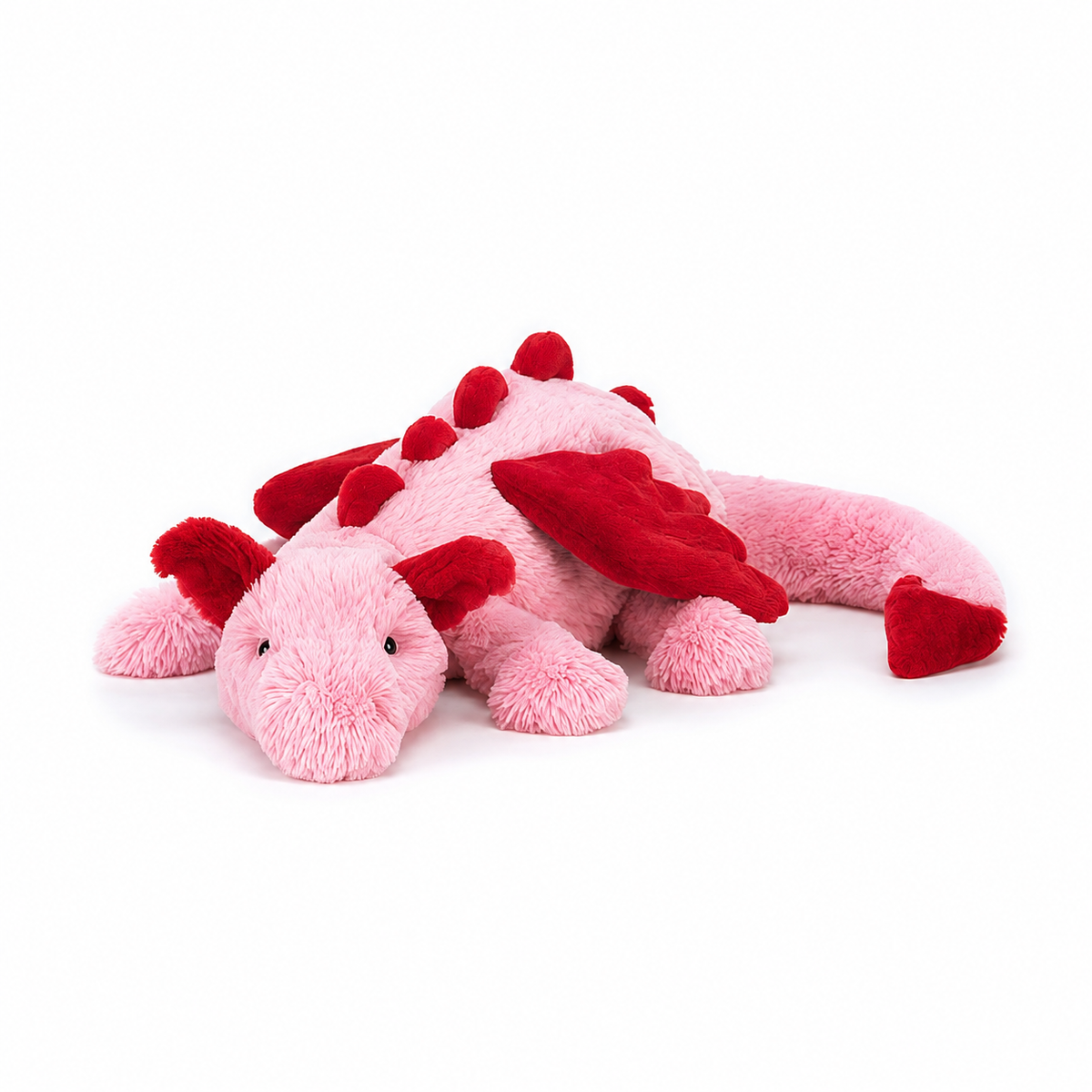 Crimson Heart Dragon Plush Toy – 50 cm
