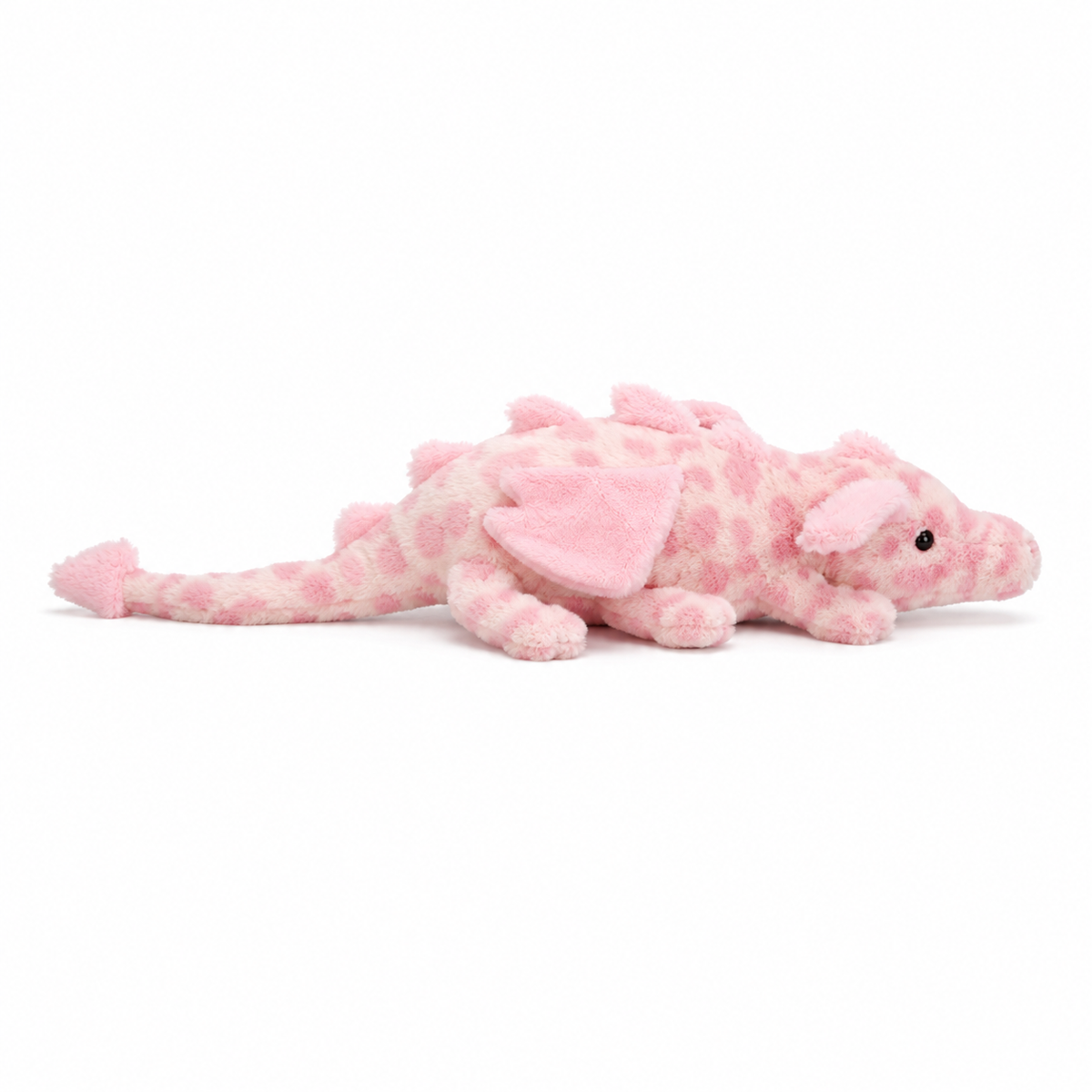 Pink Leopard Print Dragon Plush Toy – 50 cm