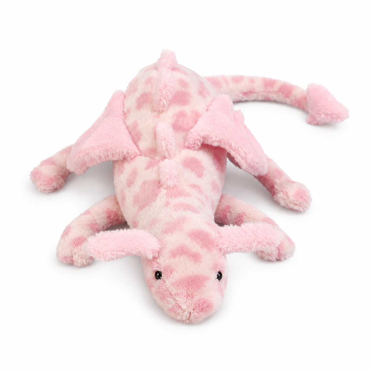 Pink Leopard Print Dragon Plush Toy – 50 cm