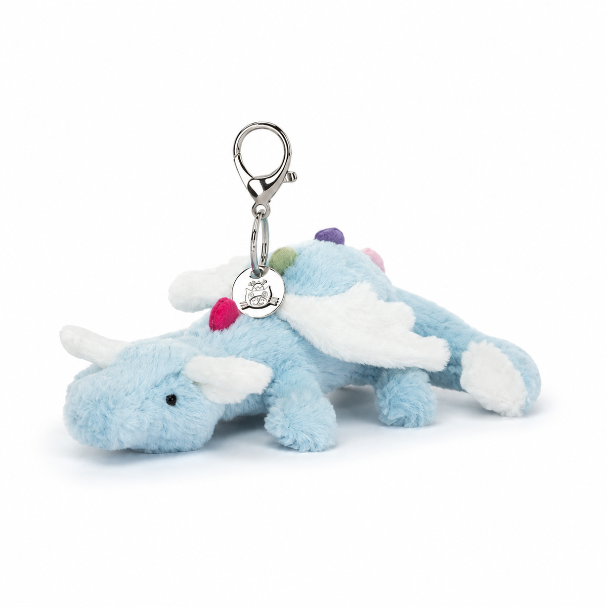 Sky Dragon Blue Plush Pendant – 15 cm