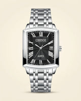 CX Classic Rectangle Roman Watch Silver