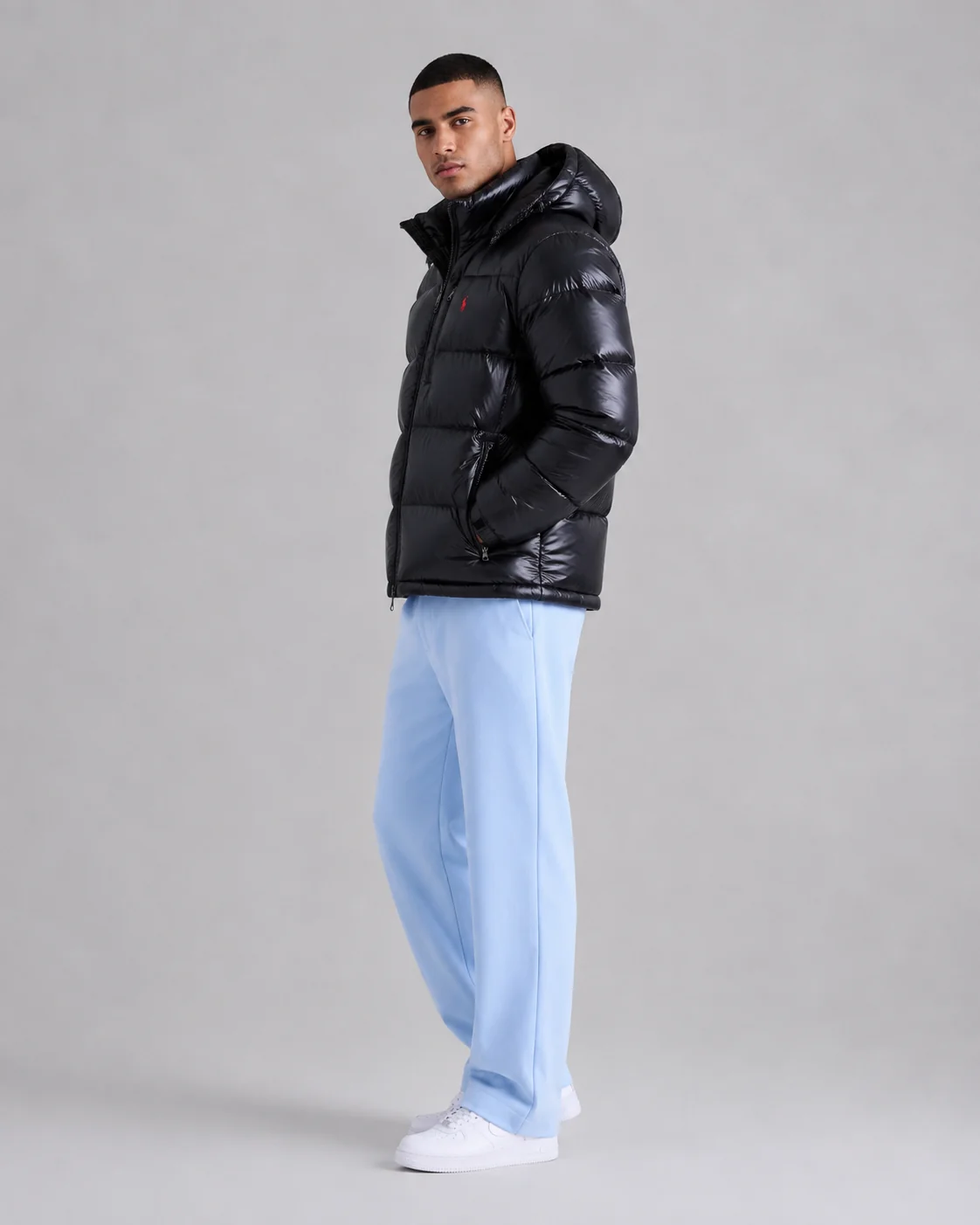 RL Lacquered-Shell Down Jacket